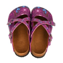 Grozy Purple Butterfly Kadın Terlik