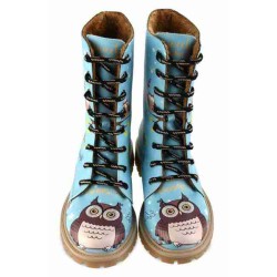 Grozy Turquoise Owl Bayan / Çocuk Uzun Bot