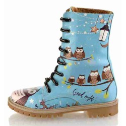 Grozy Turquoise Owl Bayan / Çocuk Uzun Bot