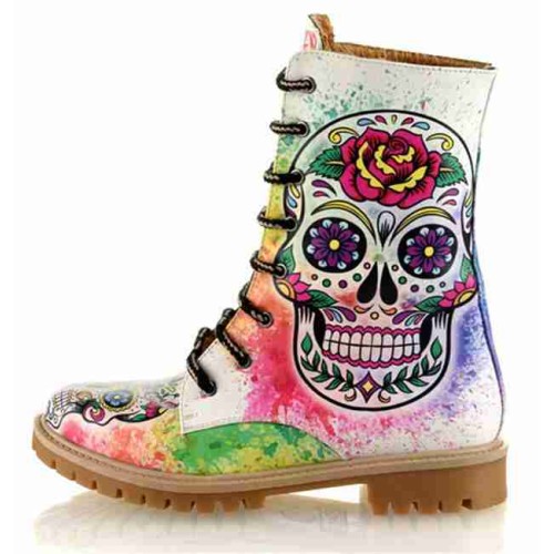 Grozy Sugar Skull Bayan / Çocuk Uzun Bot