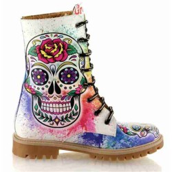 Grozy Sugar Skull Bayan / Çocuk Uzun Bot