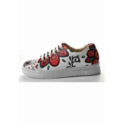 Grozy Psychedelic Skull Bayan Sneakers