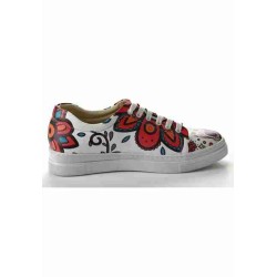 Grozy Psychedelic Skull Bayan Sneakers