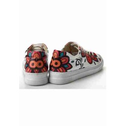 Grozy Psychedelic Skull Bayan Sneakers