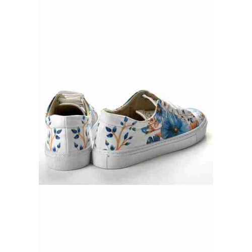Grozy Blue Flowers Bayan Sneakers