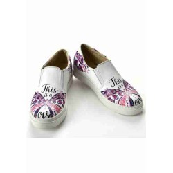 Grozy This Is a Love Vans Bayan Ayakkabı