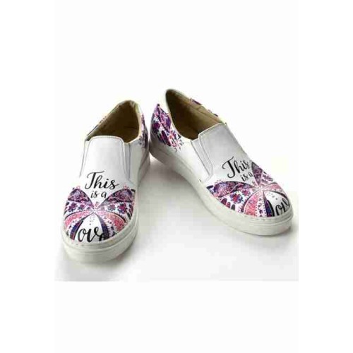 Grozy This Is a Love Vans Bayan Ayakkabı