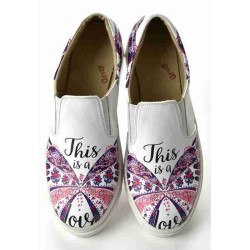 Grozy This Is a Love Vans Bayan Ayakkabı