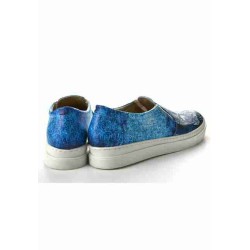 Grozy Blue Skull Vans Bayan Ayakkabı
