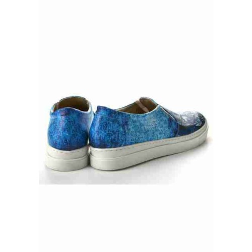 Grozy Blue Skull Vans Bayan Ayakkabı