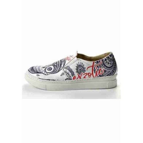 Grozy Exzotic Skull Vans Bayan Ayakkabı
