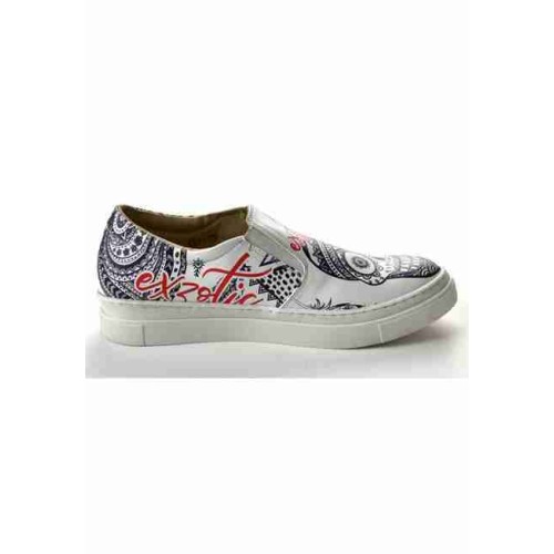 Grozy Exzotic Skull Vans Bayan Ayakkabı