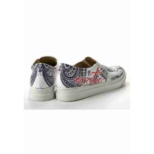 Grozy Exzotic Skull Vans Bayan Ayakkabı