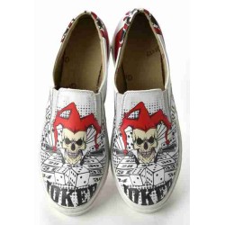 Grozy Joker Skull Vans Bayan Ayakkabı