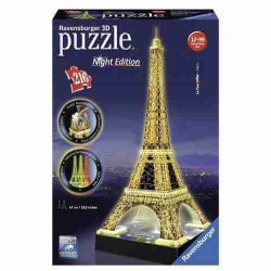 Ravensburger 3D Puzzle Eyfel Night RPB125791 Ravensburger 3D Puzzle Eyfel Night RPB125791
