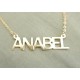 UpperCase Name Necklace