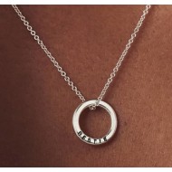 Mini Ring Message Necklace