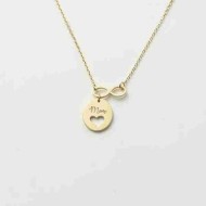 Infinity Plate Necklace