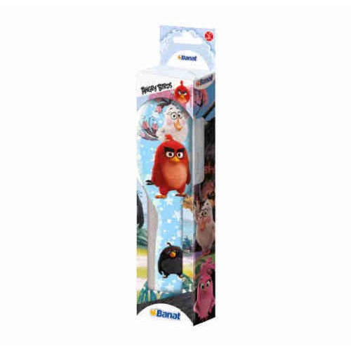 Banat Angry Birds saç fırçası - Pembe