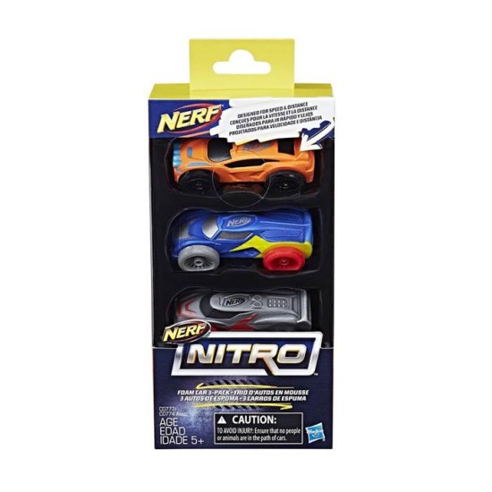 Nerf Nitro Car 3 Pack C0774 