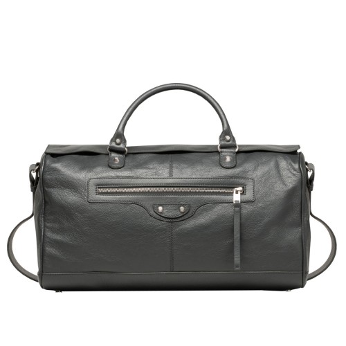 Balenciaga Kuzu Derisi Erkek Füme Boston Çanta Balenciaga Kuzu Derisi Erkek Füme Boston Çanta