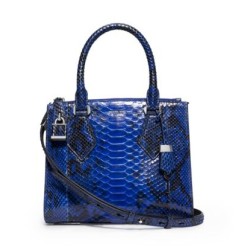 Michael Kors Cobalt Mavi Piton Çanta