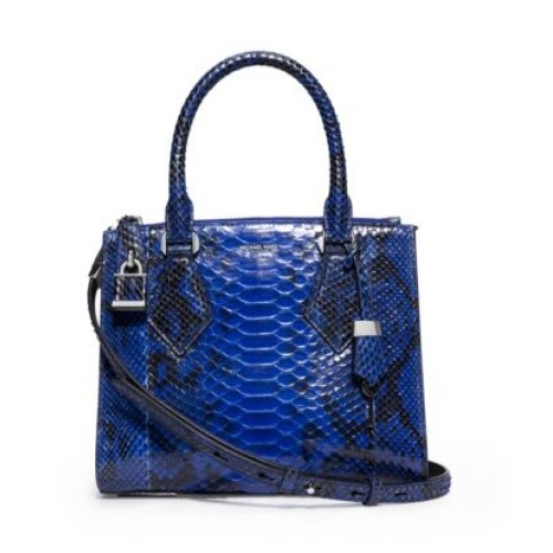 Michael Kors Cobalt Mavi Piton Çanta