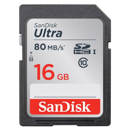 SANDISK FLA 16GB ULTRA SDHC 80MB/S CLASS 10UHS-I