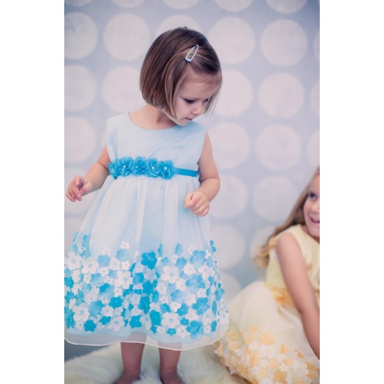 Kids D Baby Tafta Floral Dress