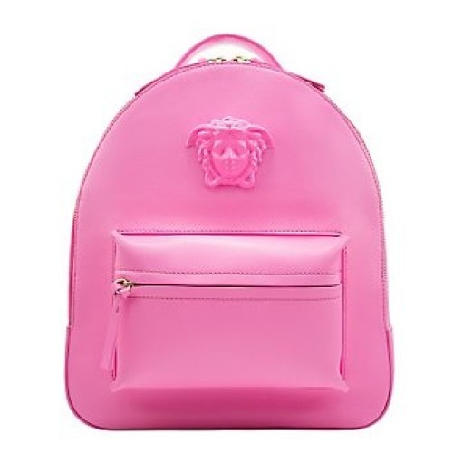 Versace Pembe Deri Sırt Çanta