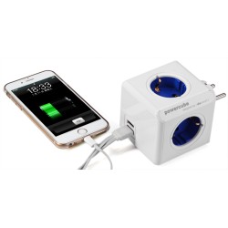 Küp Priz USB Şarjlı