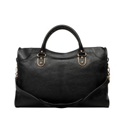 Balenciaga Metallic Edge City Siyah Çanta