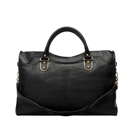 Balenciaga Metallic Edge City Siyah Çanta