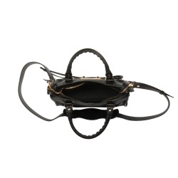 Balenciaga Metal Donanımlı Siyah Askılı Mini Çanta