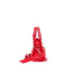 Balenciaga Metal Donanımlı Kırmızı Askılı Mini Çanta