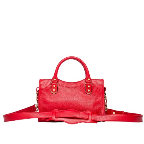 Balenciaga Metal Donanımlı Kırmızı Askılı Mini Çanta