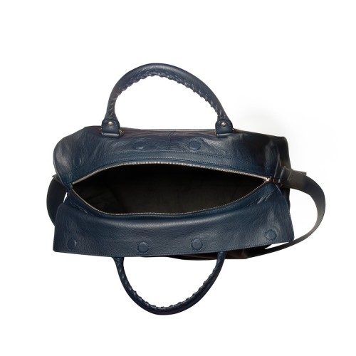 Balenciaga Kuzu Derisi Erkek Koyu Mavi Boston Çanta Balenciaga Kuzu Derisi Erkek Koyu Mavi Boston Çanta