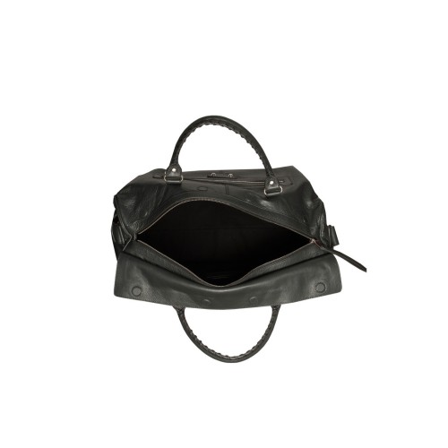 Balenciaga Kuzu Derisi Erkek Füme Boston Çanta Balenciaga Kuzu Derisi Erkek Füme Boston Çanta