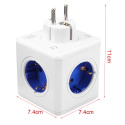 Küp Priz USB Şarjlı