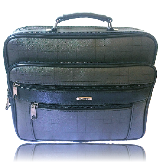 Guzzder Collection Shoulder Strap Leather Briefcase
