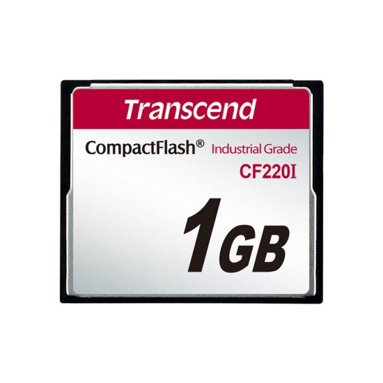 Transcend 1GB CF220I 266X Industrial Hafıza Kartı