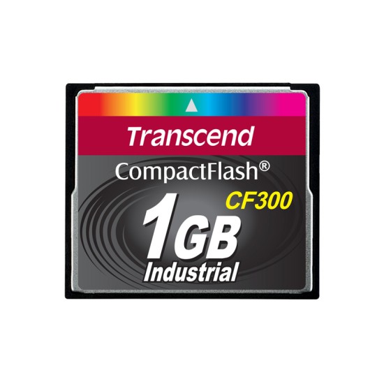 Transcend 1GB CF300 300x Industrial Memory Card