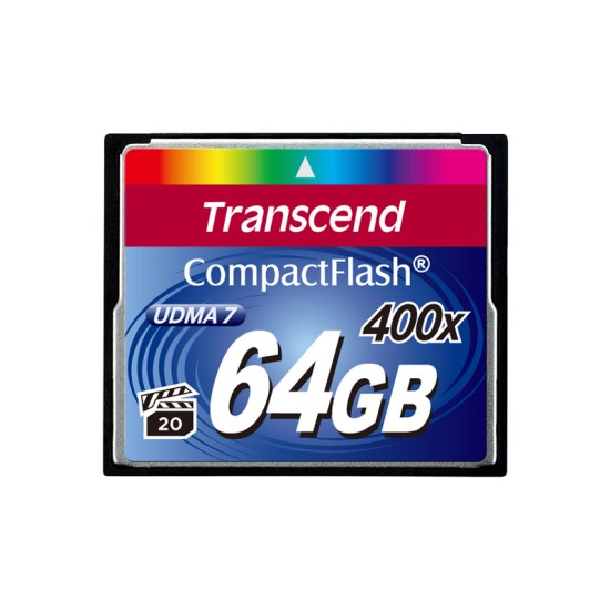 Transcend 64GB CF 400X Premium Memory Card