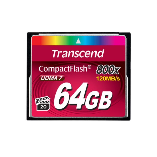 Transcend 64GB CF 800X Premium Hafıza Kartı