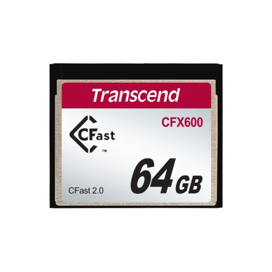 Transcend 64GB CFX600 CFast 2.0 Hafıza Kartı