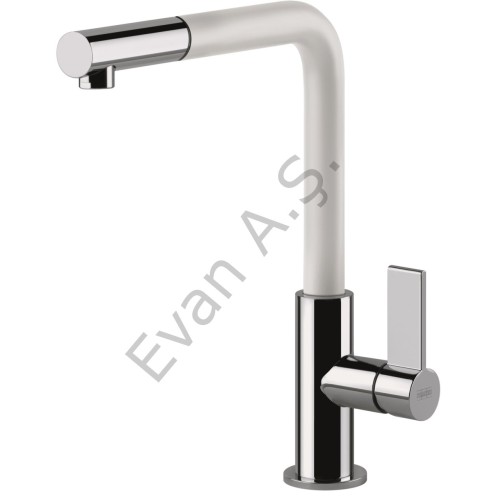 Franke Evye Armatürü Neptun Evo Doccia Bianco+Krom