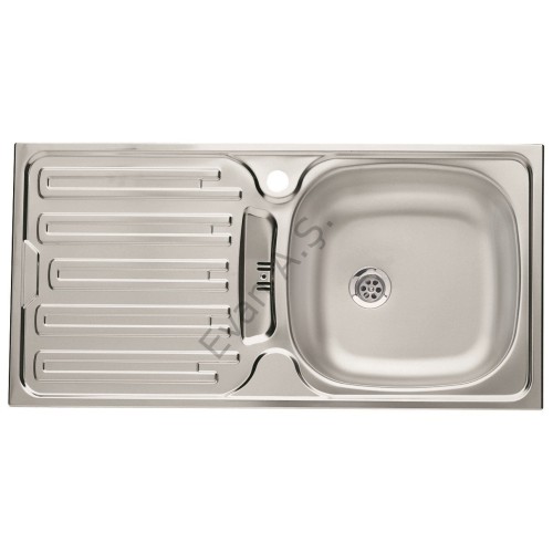 Dominox Çelik Eviye Dml 614 2 Dekorlu Sol
