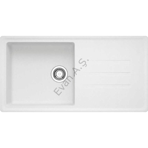 Dominox Granit Eviye Malta 611 Bianco