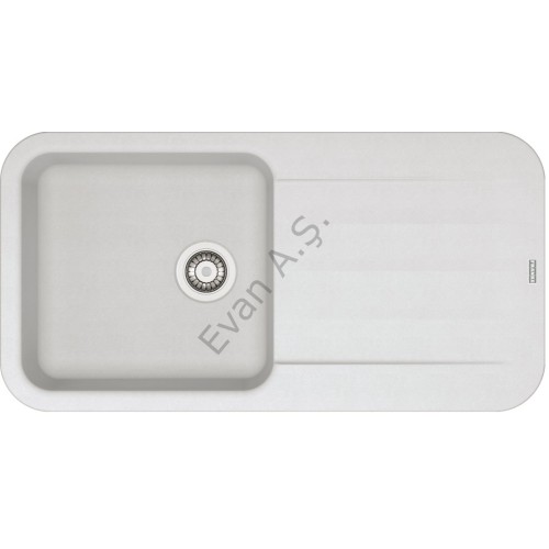 Franke Granit Evye Pebel Pbg 611 Bianco