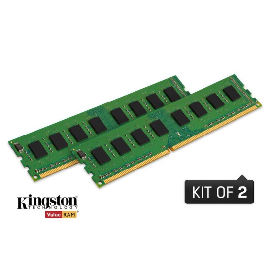 Kingston 16GB DDR3L 1600MHz CL11 LV Masaüstü Belleği Kit(2x8)